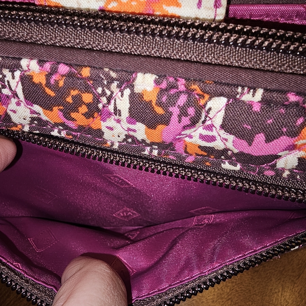 Vera Bradley Turnlock Wallet in Houndstooth Tweed - Picture 5 of 6